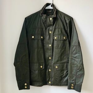 J. Crew Jacket Army Green Military Style